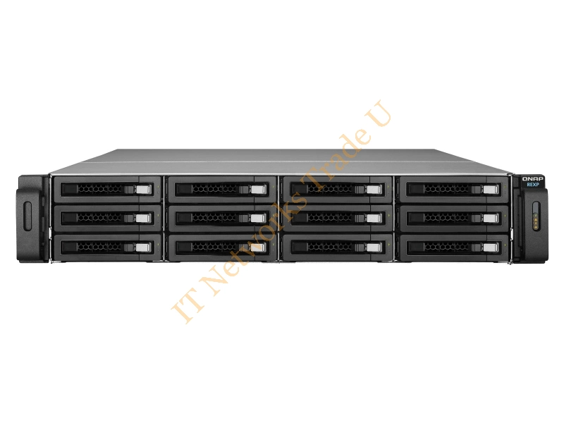 REXP-1220U-RP/96TB-EXOS - QNAP REXP-1220U-RP 96000GB Rack (2U) Black disk array Storage Array Network (SAN)