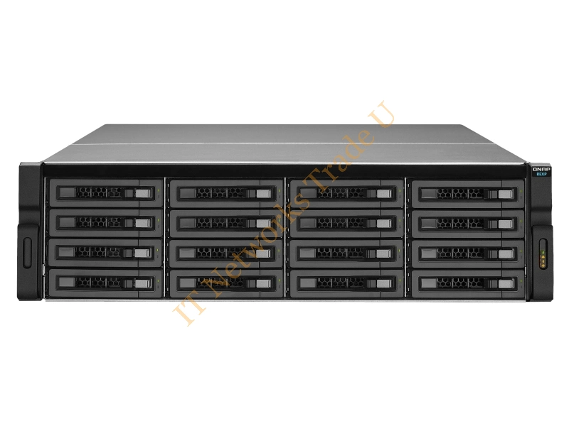 REXP-1610U-RP - QNAP REXP-1610U-RP Rack (3U) Black disk array Storage Array Network (SAN)