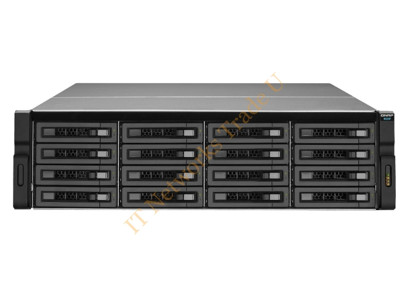 REXP-1620U-RP/32TB-IW - QNAP REXP-1620U-RP 32000GB Rack (3U) Black,Silver disk array Storage Array Network (SAN)