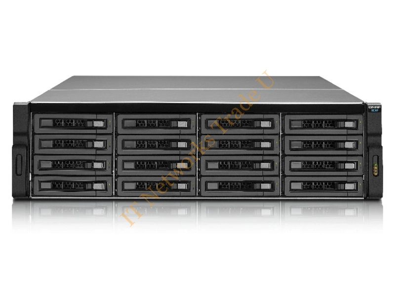 REXP-1620U-RP - QNAP REXP-1620U-RP Rack (3U) Black disk array Storage Array Network (SAN)
