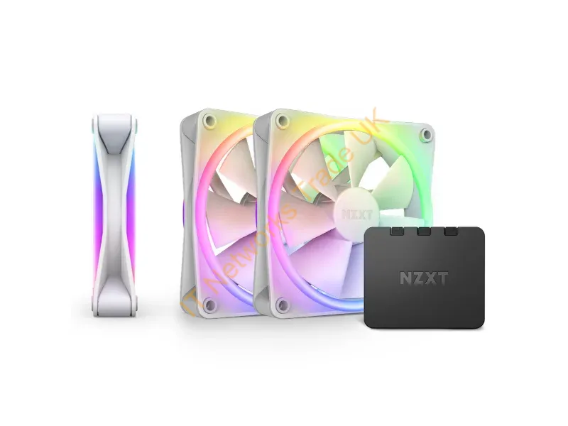 RF-D12TF-W1 - NZXT F120 RGB DUO 120MM PWM 3PK WHT