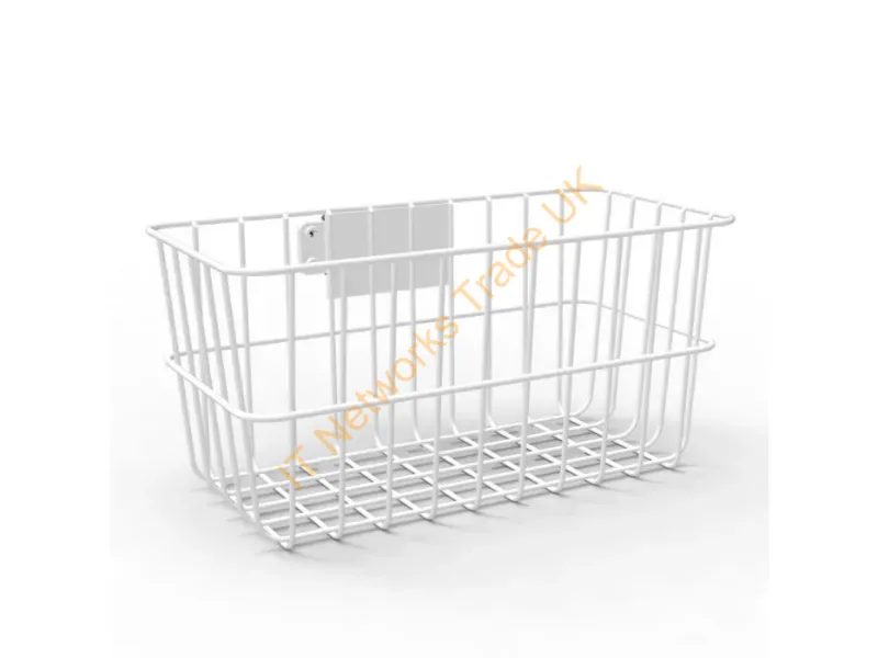 RF02BKTW - Compulocks Rf02Bktw Multimedia Cart Accessory White Basket