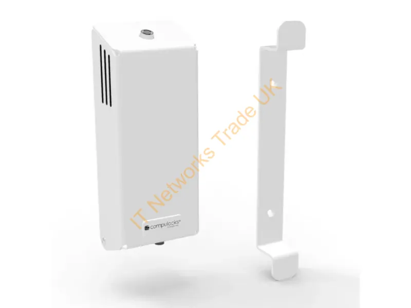 RF02SPBW - Compulocks Rolling Stand Lockable Utility Box & Cord Management Cleat White