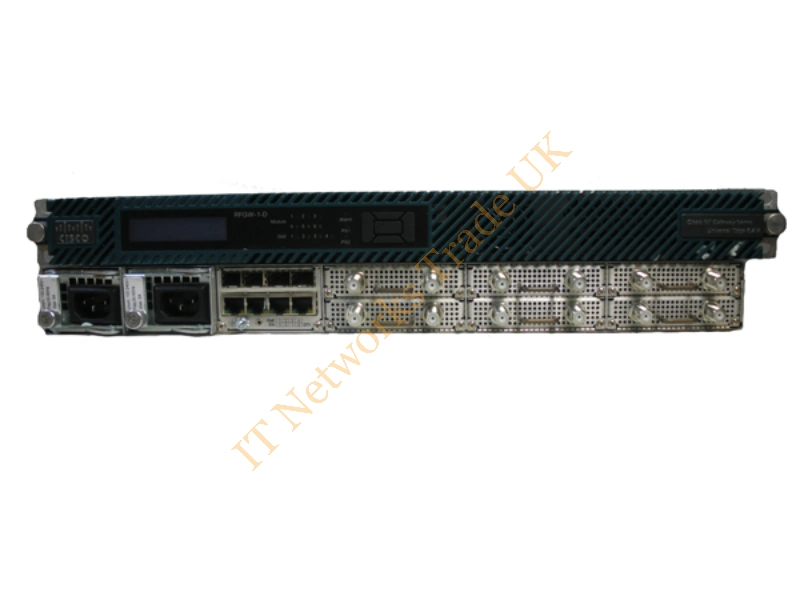 RFGW-1 Cisco RFGW-1-D Chassis FPD I/O Fans 2PS &6QAM Mod Gateway