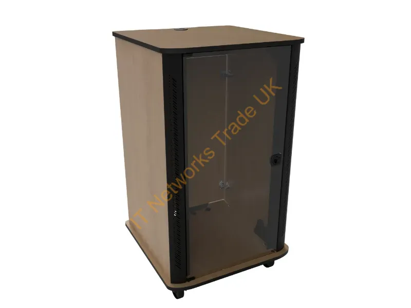 RFR-2428E1 - Middle Atlantic Products Rfr-2428E1 Rack Cabinet 24U Freestanding Rack Maple Color