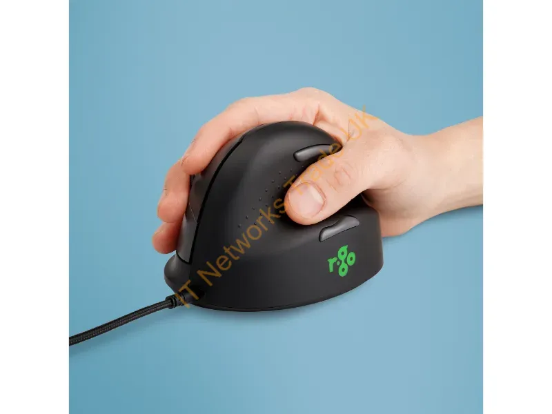 RGOHE - R-Go Tools Ergonomic Mouse R-Go He Break With Break Software, Medium (Hand Size 165-185 Mm), Right-Handed, Wired, Black
