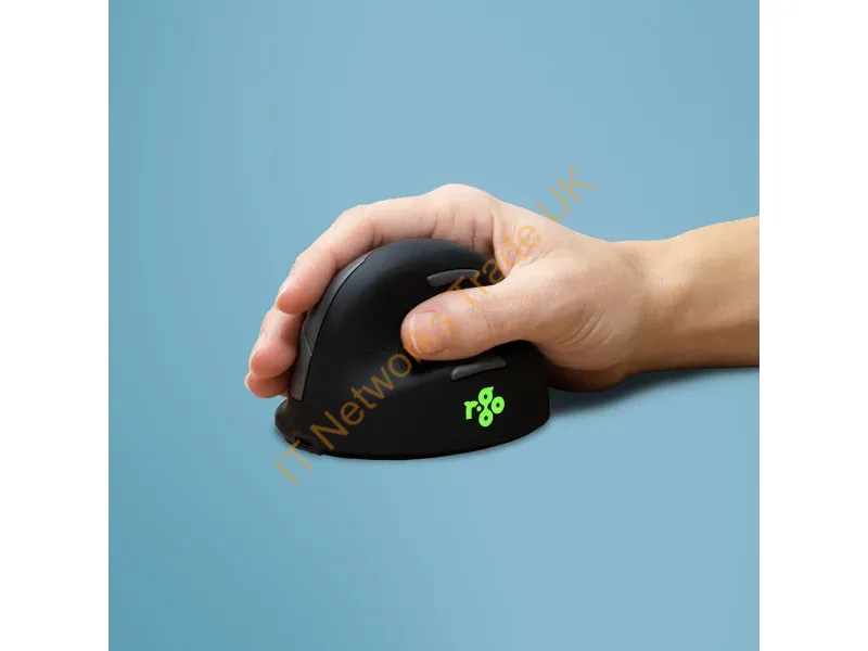RGOHEWL - R-Go Tools Ergonomic Mouse R-Go He Break With Break Software, Medium (Hand Size 165-185 Mm), Right-Handed, Bluetooth, Black