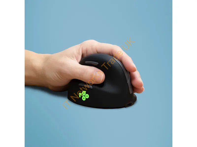 RGOHEWLL - R-Go Tools Ergonomic Mouse R-Go He Break With Break Software, Medium (Hand Size 165-185 Mm), Left-Handed, Bluetooth, Black