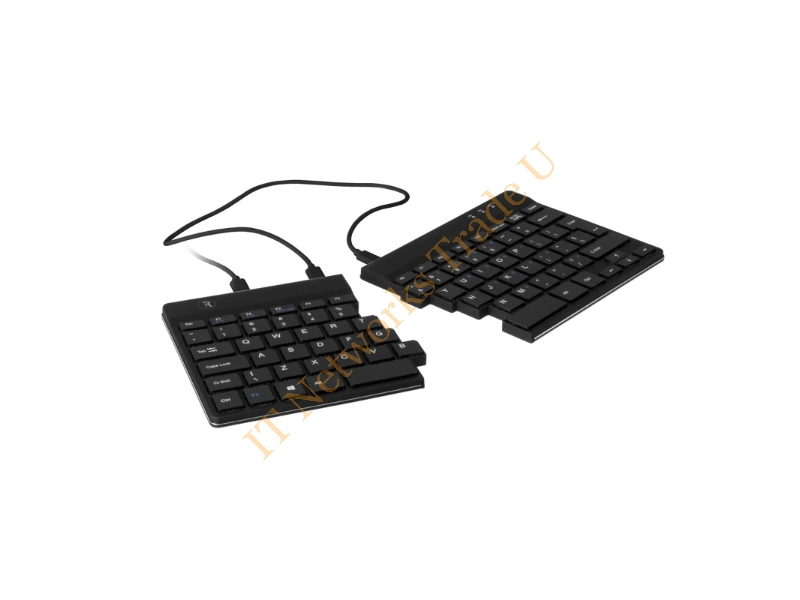 RGOSP-BEWIBL - R-Go Tools Split Ergonomic Keyboard, AZERTY (BE), black, wired