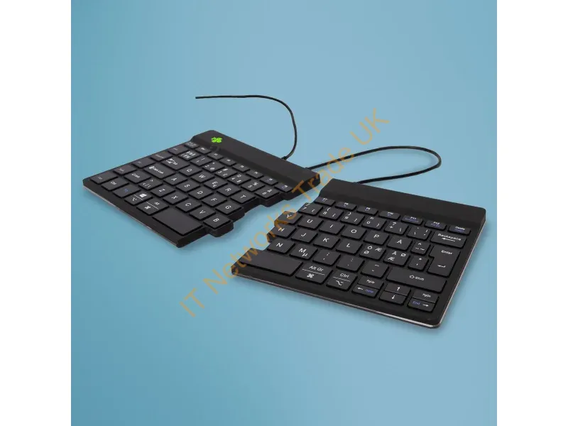 RGOSP-NDWIBL - R-Go Tools Split Ergonomic Keyboard, QWERTY (Nordic), black, wired
