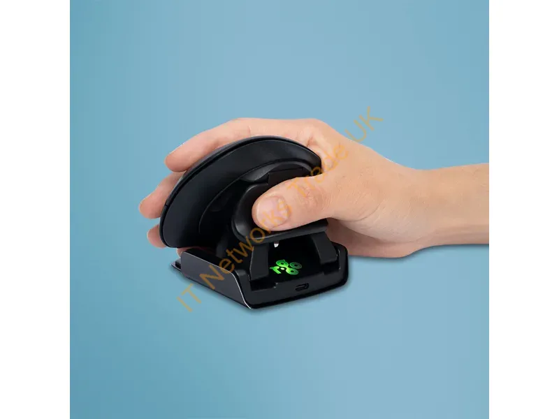 RGOTWBMWLBL - R-Go Tools Ergonomic Mouse R-Go Twister, With Break Software, Ambidextrous Mouse For Both Hands, Foldable, Bluetooth And Wired