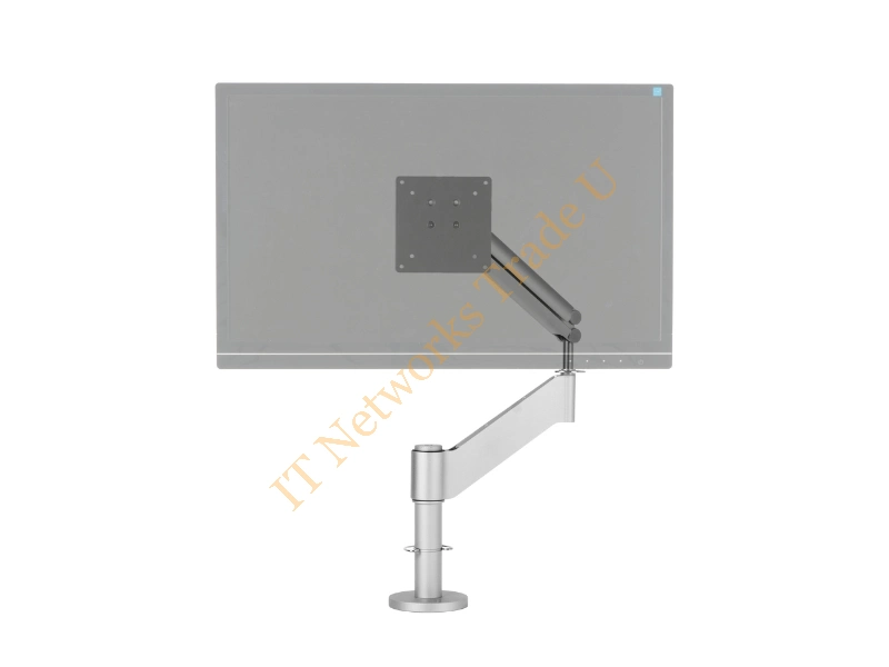 RGOVLCA3BA - R-Go Tools Caparo 3 Monitor Arm, mechanical spring, 2-9 kg, silver Monitor Accessory