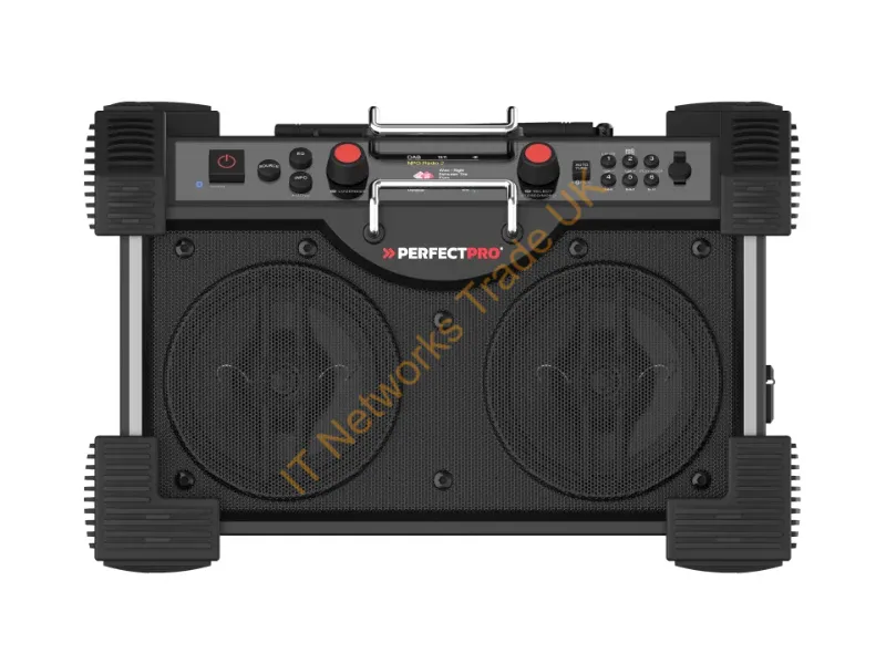 RH4-18V - Perfectpro ROCKHART Worksite Digital Black, Red