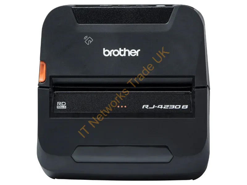 RJ4230BZ1 - Brother RJ-4230B POS printer 203 x 203 DPI Wired & Wireless Direct thermal Mobile printer