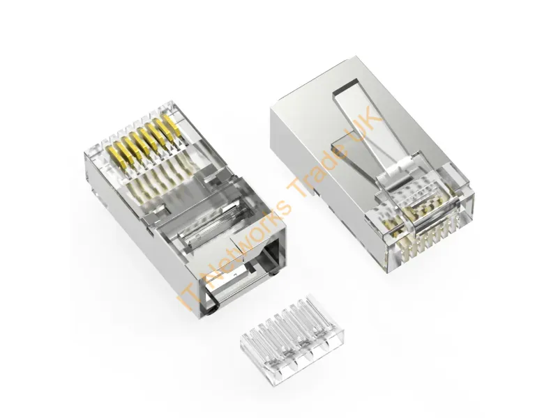 RJ45C6SSI100-AX - Axiom Rj45C6Ssi100-Ax Wire Connector Rj-45 Silver