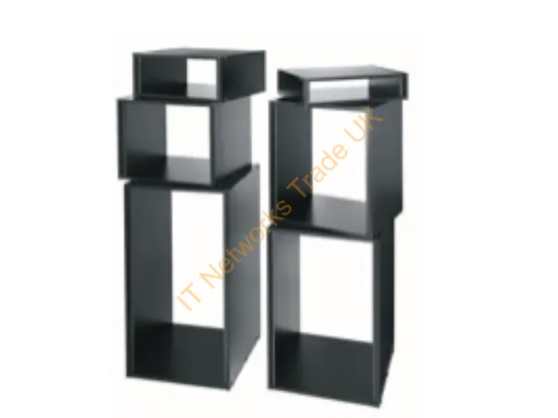 RK14 - Middle Atlantic Products Laminate Racks 16" Freestanding Rack Black