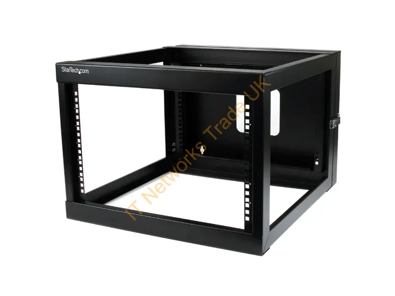 StarTech.com 6U 22in Depth Hinged Open Frame Wall Mount Server Rack Accessory