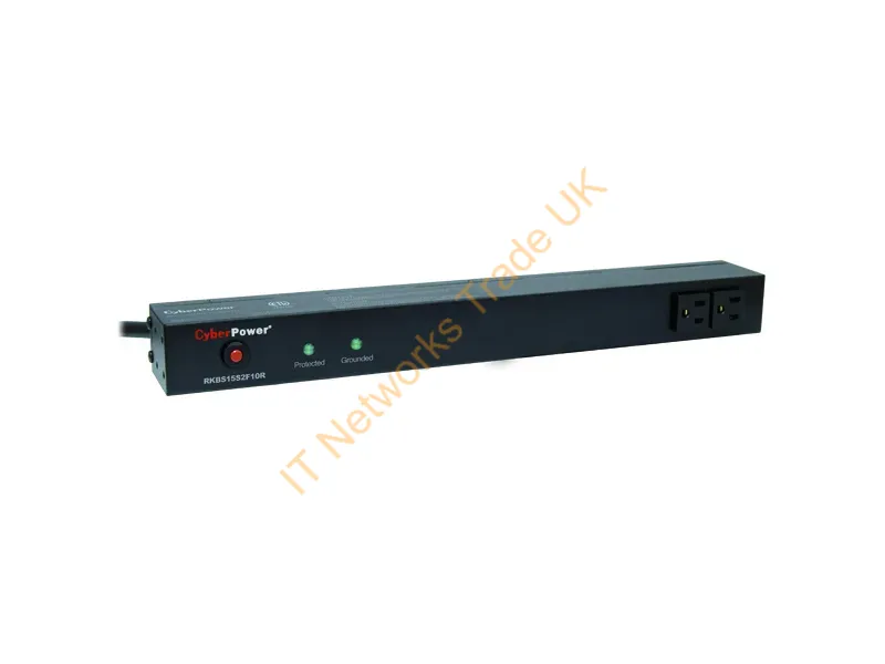 RKBS15S2F10R - Cyberpower Rkbs15S2F10R Surge Protector Black 12 Ac Outlet(S) 120 V 179.9" (4.57 M)