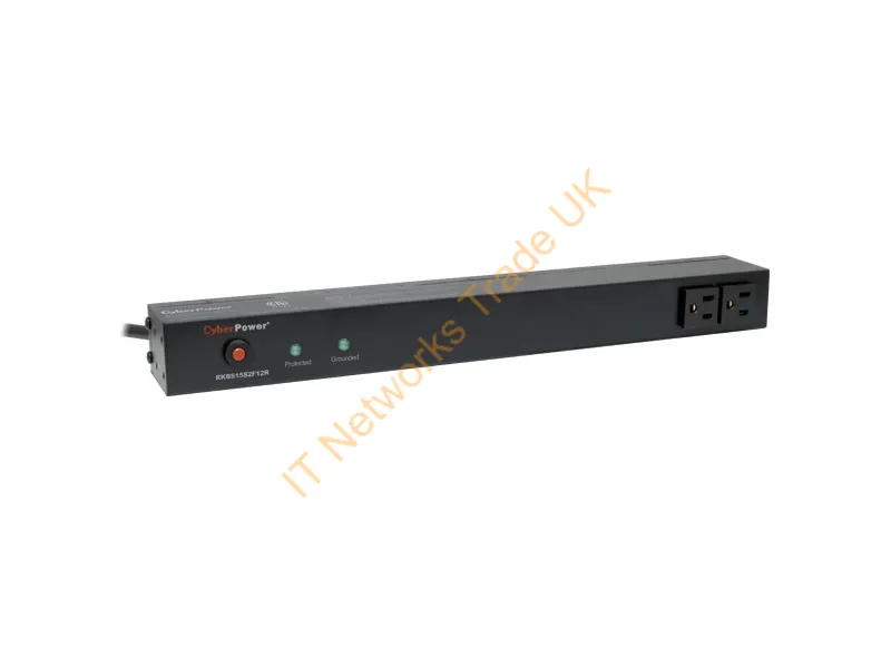RKBS15S2F12R - Cyberpower Rkbs15S2F12R Surge Protector Black 14 Ac Outlet(S) 120 V 179.9" (4.57 M)