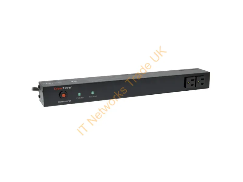 RKBS15S2F8R - Cyberpower Rkbs15S2F8R Surge Protector Black 10 Ac Outlet(S) 120 V 179.9" (4.57 M)