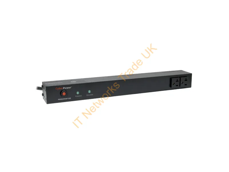 RKBS20S2F10R - Cyberpower Rkbs20S2F10R Surge Protector Black 12 Ac Outlet(S) 120 V 179.9" (4.57 M)