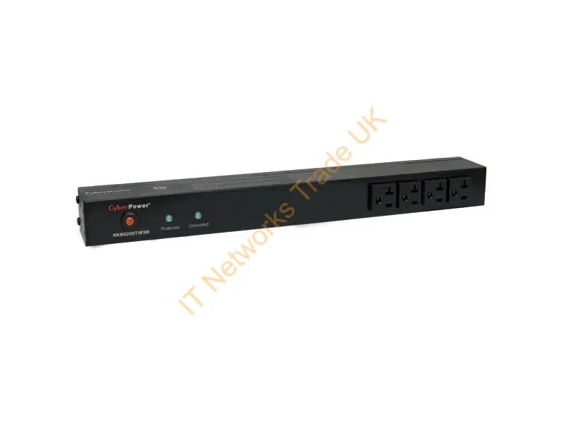 RKBS20ST4F8R - Cyberpower Rkbs20St4F8R Surge Protector Black 12 Ac Outlet(S) 120 V 179.9" (4.57 M)