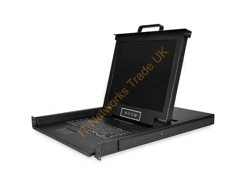 RKCONS1708K - Startech.Com Rkcons1708K Rack Console 17" 1280 X 1024 Pixels Steel Black 1U