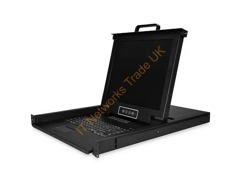 RKCONS1716K - Startech.Com Rkcons1716K Rack Console 17" 1280 X 1024 Pixels Steel Black 1U