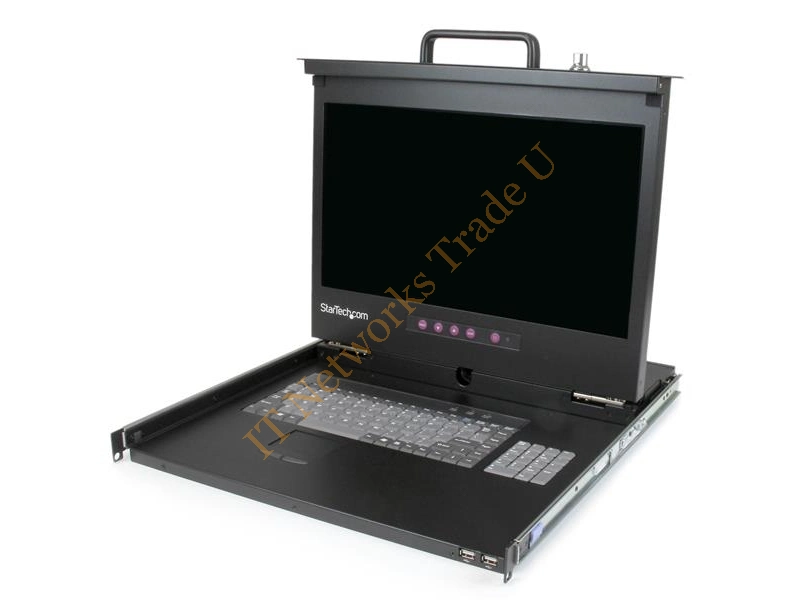 StarTech.com Rackmount LCD Console 1U 17in Screen US Keyboard 1080p Accessory