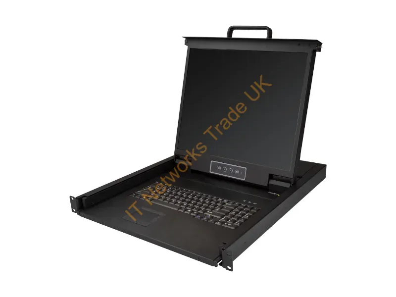 StarTech.com RKCONS1901 19" 1280 x 1024pixels Steel Black 1U rack console Accessory
