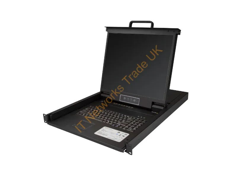 StarTech.com RKCONS1908K 19" 1280 x 1024pixels Black 1U rack console Accessory