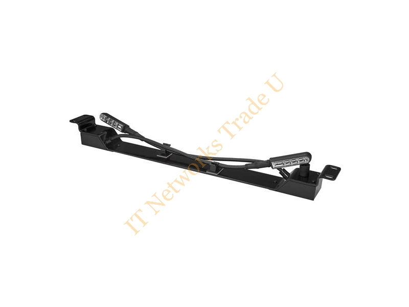 StarTech.com 1U Rack-Mount Light Panel Dimmable LEDs, with Flexible Gooseneck Arms Accessory