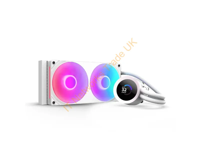 RL-KR240-W2 - NZXT KRAKEN PLUS 240 RGB CPU COOLER WHT