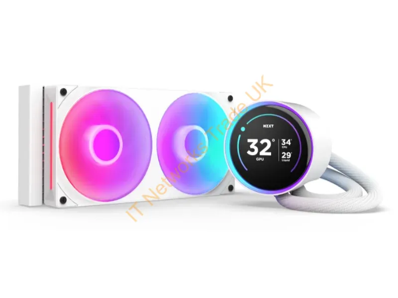 RL-KR24E-W2 - NZXT KRAKEN ELITE 240 RGB CPU COOLER WHT