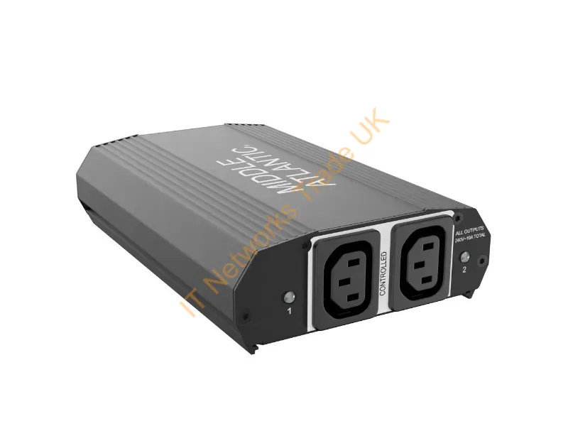 RLNK-210-IEC-NS - Middle Atlantic Products Select Series PDU with RackLink CE Rated, 2 Outlet