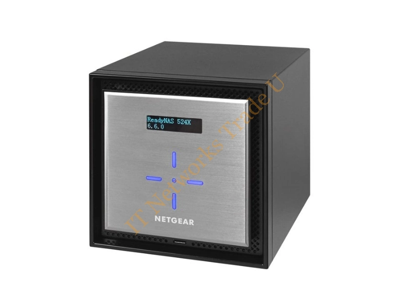 RN524X00-100NES - Netgear ReadyNAS 524X Mini Tower Ethernet LAN Black, Silver NAS Servers