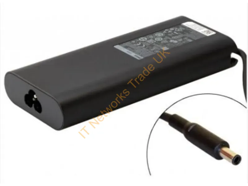 RN7NW Dell 130-Watts 3-Prong AC Adapter with 3-ft Power Cord for Latitude, XPS Laptops Power Adapter