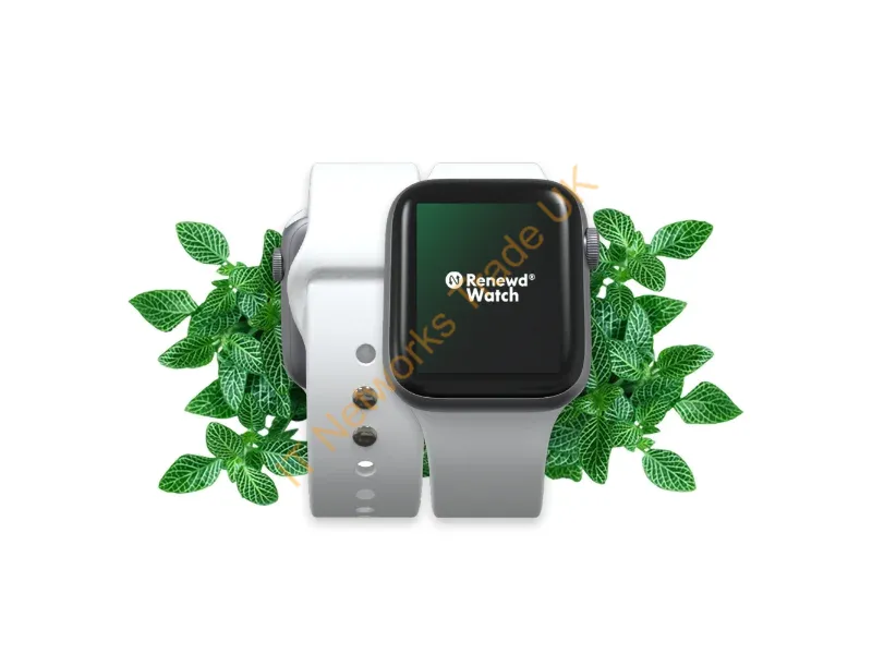 RND-W42240 - Renewd Watch Series 4 Silver/White 40mm