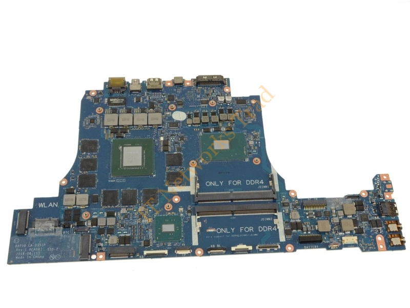 RNF7V Dell System Board GTX1070/8G with Intel I7-7700HQ 2.8GHz CPU for Alienware 15 R3 Laptop Laptop Motherboard