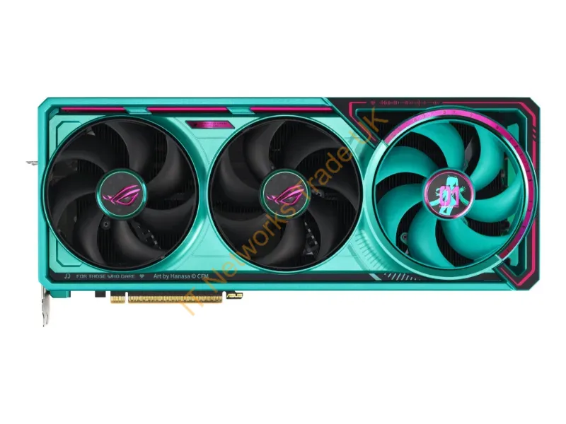 ROG-ASTRAL-RTX5080-O16G-MIKU-W - Asus Rog Astral - -Rtx5080-O16G-Hatsune-Miku-Edition Nvidia Geforce Rtx 5080 16 Gb Gddr7