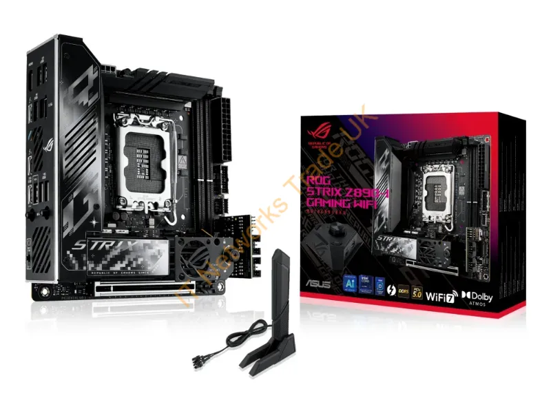 ROG-STRIXZ890-IGAMINGWIFI - Asus Rog Strix Z890-I Gaming Wifi Intel Z890 Lga 1851 (Socket V1) Mini Itx