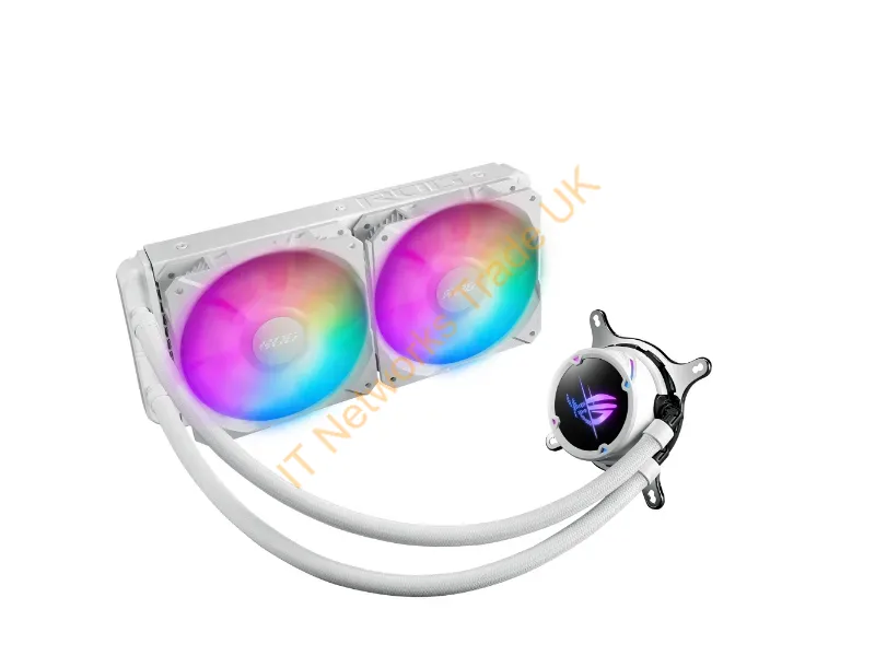 ROGSTRIXLCII240ARGBWE - Asus Rog Strix Lc Ii 240 Argb White Edition Processor All-In-One Liquid Cooler 4.72" (12 Cm) 1 Pc(S)