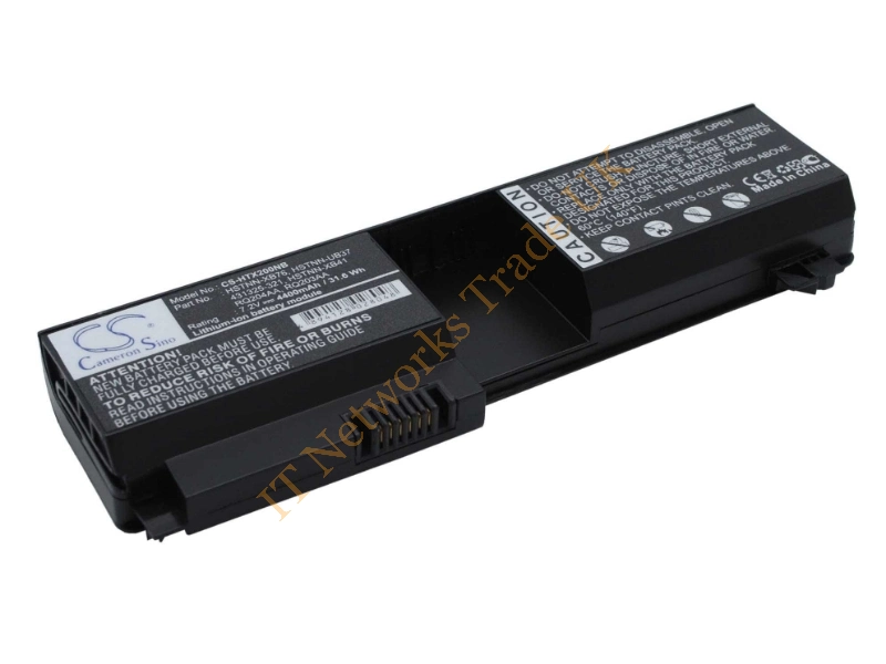 RQ204AA HP 6-Cell Lithium Ion (Li-Ion) 37Wh 7.2V DC Notebook Battery for HP Pavilion TX1000 Notebook Laptop Battery