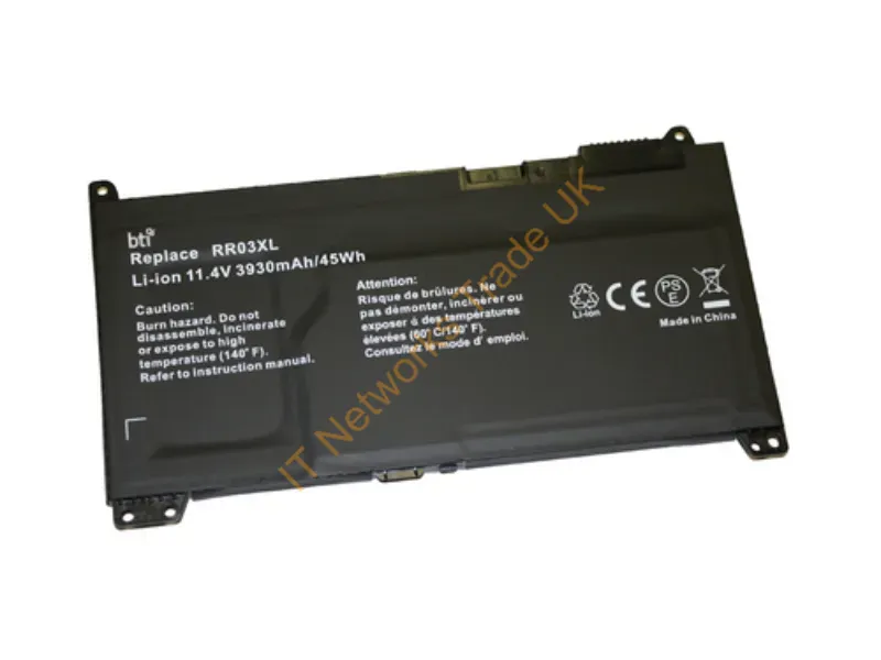 RR03XL-BTI - Bti Rr03Xl- Industrial Rechargeable Battery Lithium Polymer (Lipo) 3930 Mah 11.4 V