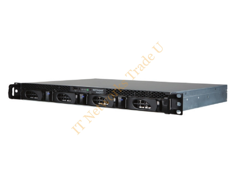 RR230400-100NES - Netgear ReadyNAS 2304 Rack (1U) Ethernet LAN Black NAS Servers