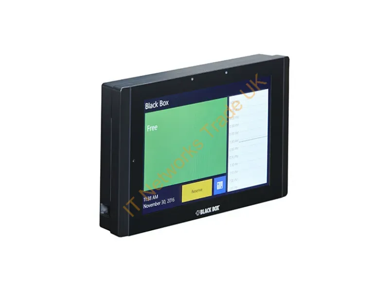 RS-TOUCH7-M - Black Box Rs-Touch7-M Meeting Room Display 7" 1280 X 800 Pixels Aluminum
