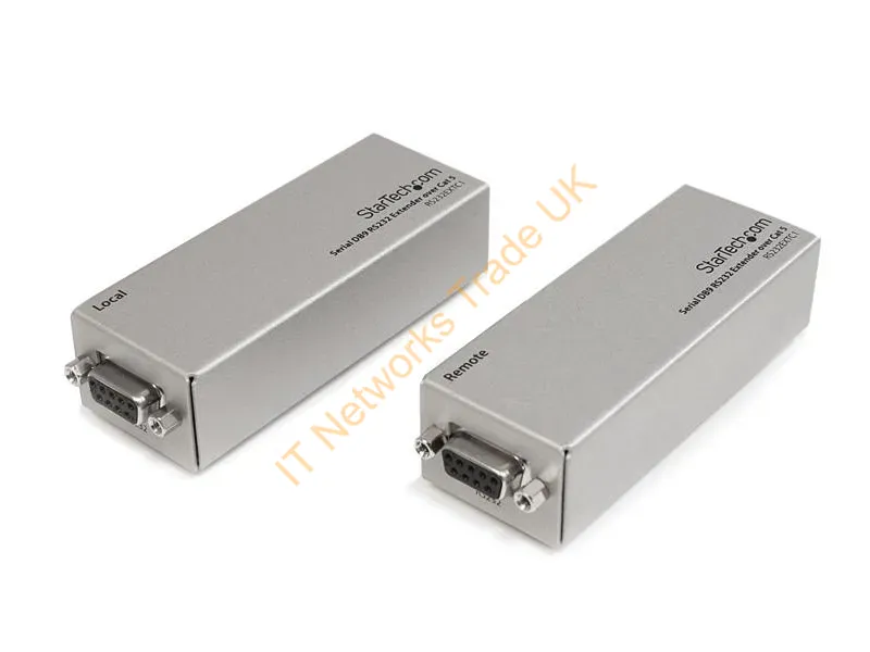 StarTech.com Serial DB9 RS232 Extender over Cat 5 Up to 3300 ft (1000 meters) Accessory