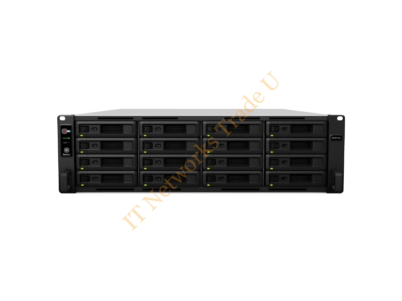 RS4017XS+/160TB-EXOS - Synology RS4017XS+ 160TB (16x 10TB Seagate Exos Enterprise HDD) NAS Rack (3U) Ethernet LAN Black, Grey NAS Servers