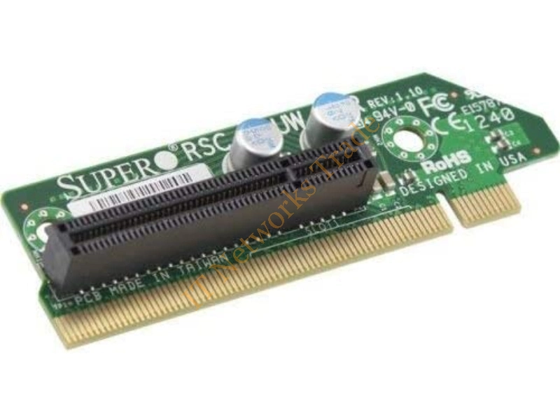 RSC-R1UW-E8R Supermicro RSC-R1UW-E8R 1U RHS WIO & PCI-Express x8 Riser Card Server Accessory