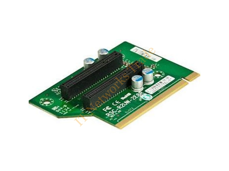 RSC-R2UW-2E8R Supermicro RSC-R2UW-2E8R 2U RHS WIO & PCI-Express x8 Riser Card Server Accessory